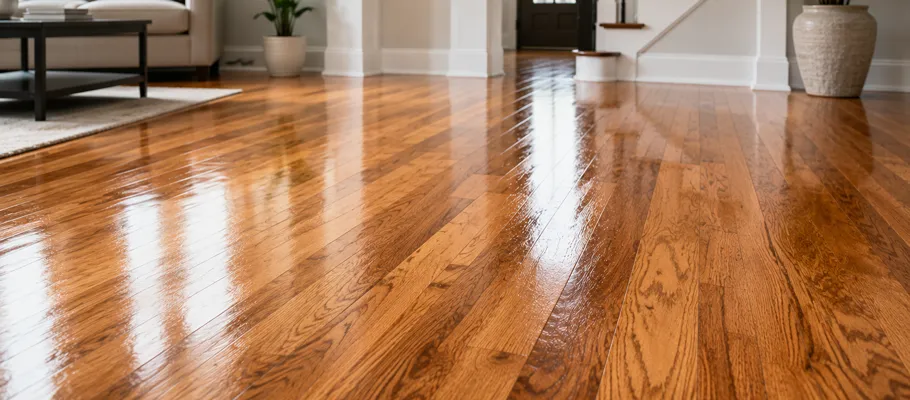 Clean hardwood floor for hardwood floor cleaning FAQs in Chicago