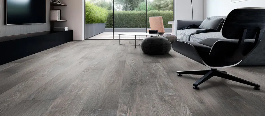 Clean luxury vinyl plank flooring for LVP floor cleaning service in Chicago
